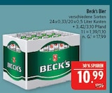 Bier im Angebot bei Marktkauf in Borna Bier Angebote von Beck's bei Marktkauf Borna für 10,99 €