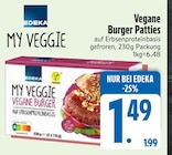 MY VEGGIE Vegane Burger Patties im EDEKA Prospekt MY VEGGIE Vegane Burger Patties von EDEKA im aktuellen EDEKA Prospekt für 1,49 €