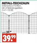 METALL-TEICHZAUN im Angebot bei Wreesmann in Brandenburg METALL-TEICHZAUN Angebote bei Wreesmann Brandenburg für 39,99 €