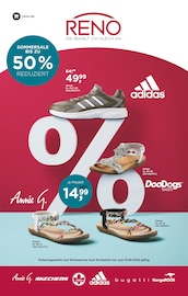Aktueller RENO Schuhgeschäfte Prospekt in Bad Vilbel und Umgebung, "SOMMERSALE BIS ZU 50% REDUZIERT" mit 12 Seiten, 02.08.2025 - 09.08.2025