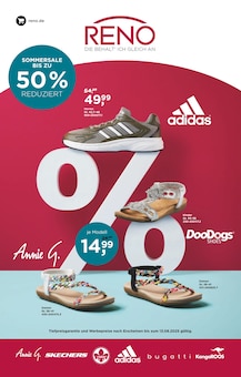 Aktueller RENO Prospekt "SOMMERSALE BIS ZU 50% REDUZIERT" Seite 1 von 12 Seiten für Homberg