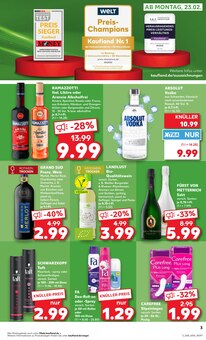 Wodka im Kaufland Prospekt "KNÜLLER" mit 59 Seiten (Düsseldorf)