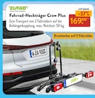 Fahrrad-Heckträger Crow Plus Angebote von EUFAB bei ALDI SÜD München für 169,00 €