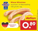 Netto Marken-Discount - Wiener Würstchen Angebot im Prospekt Wiener Würstchen bei Netto Marken-Discount im Prospekt "" für 0,89 €
