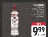 Vodka im Angebot bei E center in Ansbach Vodka Angebote von Smirnoff bei E center Ansbach für 9,99 €