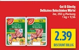 Delikatess Rohschinken Würfel bei diska im Trebsen Prospekt für 2,39 €