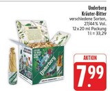 Kräuter-Bitter im Angebot bei EDEKA in Freiberg Kräuter-Bitter Angebote von Underberg bei EDEKA Freiberg für 7,99 €
