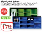 Schuhschrank mit Sitzkissen Angebote von Kesper bei GLOBUS Halle für 17,99 €