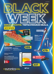 Aktueller EURONICS Prospekt mit Staubsauger, "BLACK WEEK", Seite 1