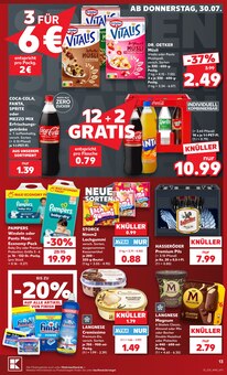 Coca Cola im Kaufland Prospekt "Hier bin ich richtig" mit 66 Seiten (Bruchsal)