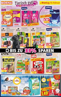 Hundefutter Angebot im aktuellen Norma Prospekt auf Seite 9