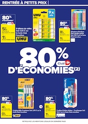 Bureau Angebote im Prospekt "70 % D’ÉCONOMIES SUR UNE SÉLECTION DE PRODUITS D'HYGIÈNE" von Carrefour auf Seite 72