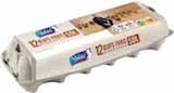 Oeufs frais de poules élevées au sol x12 volaille en promo chez Intermarché Oeufs frais de poules élevées au sol x12 volaille dans le catalogue Intermarché