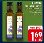 Bio Leinöl nativ Angebote von Alnatura bei E center Dortmund für 1,69 €