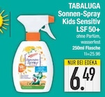Sonnen-Spray Kids Sensitiv LSF 50+ von Tabaluga im aktuellen EDEKA Prospekt für 6,49 €