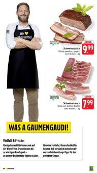 Schweinebauch im aktuellen EDEKA Prospekt (Mannheim) Schweinebauch im EDEKA Prospekt "Aktuelle Angebote" mit 42 Seiten (Mannheim)