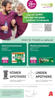 Aktueller mea - meine apotheke Prospekt (Lörrach, 4 Seiten zum blättern mea - meine apotheke Prospekt Unsere September-Angebote mit 4 Seiten