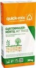 Gartenmauer-Mörtel mit Trass von quick-mix im aktuellen Hellweg Prospekt