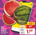 Mini Wassermelone im Netto Marken-Discount Prospekt Mini Wassermelone von im aktuellen Netto Marken-Discount Prospekt für 1,69 €