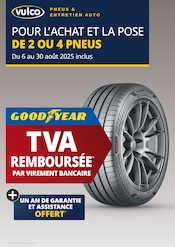 Catalogue Garages & Automobile Vulco en cours à Hermonville et alentours, "POUR L’ACHAT ET LA POSE DE 2 OU 4 PNEUS", 9 pages, 17/08/2025 - 30/08/2025