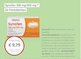 Synofen bei LINDA Partnerapotheke im Prospekt "" für 9,79 €