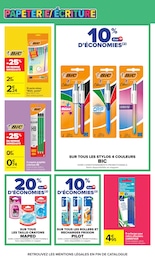 Prix et réduction Frixion Ball dans le prospectus Carrefour en cours Offre Frixion Ball dans le catalogue Carrefour du moment à la page 68