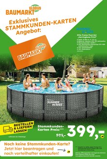 Pool im Globus-Baumarkt Prospekt "Immer eine Idee besser" mit 19 Seiten (Saarbrücken)