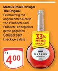 Mateus Rosé Portugal The Original Angebote von Mateus bei GLOBUS Wolfenbüttel für 4,00 €