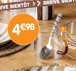 Tasse en verre avec anse bicolore en promo à 4,98 € chez B&M Tasse en verre avec anse bicolore dans le catalogue B&M