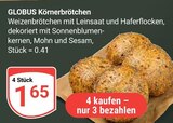 Körnerbrötchen bei GLOBUS im Prospekt "" für 1,65 €