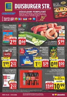 Coca Cola im EDEKA Prospekt "Aktuelle Angebote" mit 28 Seiten (Düsseldorf)