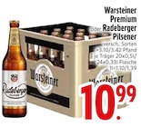 Premium Pilsener Angebote von Warsteiner oder Radeberger bei EDEKA Memmingen für 10,99 €