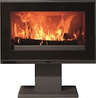 Poêle à bois PANADERO BIARRITZ ecodesign noir, 7 kW en promo chez Weldom Villepinte à 1 512,00 €