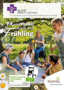 Sanitätshaus und Orthopädietechnik Berlin GmbH Prospekt Fit und mobil durch den Frühling mit 6 Seiten