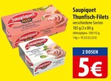 Thunfisch-Filets in Olivenöl im Angebot bei famila Nordost in Neustadt Thunfisch-Filets in Olivenöl Angebote von Saupiquet bei famila Nordost Neustadt für 5,00 €
