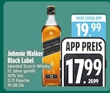 Black Label Angebote von Johnnie Walker bei EDEKA Memmingen für 17,99 €