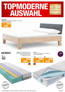 Matratze im aktuellen Opti-Wohnwelt Prospekt (Bremen) Matratze im Opti-Wohnwelt Prospekt "Aktuelle Angebote" mit 36 Seiten (Bremen)