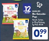 Bio-Getreide-Pops Apfel-Zimt Angebote von MAMIA BIO bei ALDI SÜD Ravensburg für 0,99 €