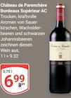 Château de Parenchère Bordeaux Supérieur AC Angebote bei GLOBUS Leipzig für 6,99 €