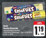 Smarties Riesenrolle im E center Prospekt Smarties Riesenrolle von Nestlé im aktuellen E center Prospekt für 1,19 €