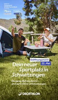 Zelt im aktuellen Decathlon Prospekt (Heidelberg) Zelt im Decathlon Prospekt "Dein Sommer startet hier" mit 20 Seiten (Heidelberg)