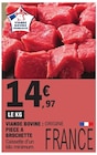 Viande bovine : pièce à brochette à 14,97 € dans le catalogue E.Leclerc