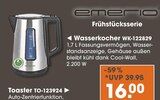 Aktuelle Toaster Angebote bei V-Markt in Regensburg Aktuelles Wasserkocher WK-122829 Angebot bei V-Markt in Regensburg ab 16,00 €