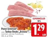 Aktuelle Steak Angebote bei EDEKA in Augsburg Aktuelles Puten-Schnitzel Angebot bei EDEKA in Augsburg ab 1,29 €