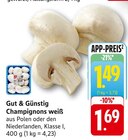 Champignons weiß im Angebot bei E center in Heilbronn Champignons weiß Angebote von Gut & Günstig bei E center Heilbronn für 1,49 €