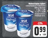 Joghurt im Angebot bei EDEKA in Bautzen Joghurt Angebote von Weihenstephan bei EDEKA Bautzen für 0,99 €