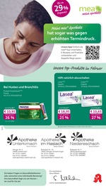 mea - meine apotheke Apotheken Prospekt der aktuellen Woche mit 4 Seiten, gültig von 01.02.2026 bis 28.02.2026, in Zimmern und Umgebung Aktueller mea - meine apotheke Apotheken Prospekt in Zimmern und Umgebung, "Unsere Februar-Angebote" mit 4 Seiten, 01.02.2026 - 28.02.2026