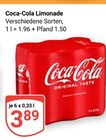 Coca-Cola Limonade Angebote bei GLOBUS Altenburg für 3,89 €