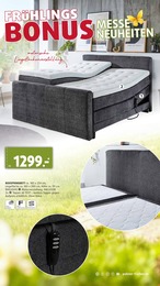 Bett im Polstermöbel Fischer Prospekt "FRÜHLINGS-BONUS" auf Seite 33