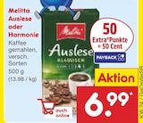 Auslese oder Harmonie von Melitta für 6,99 € bei Netto Marken-Discount im Angebot Auslese oder Harmonie von Melitta im aktuellen Netto Marken-Discount Prospekt